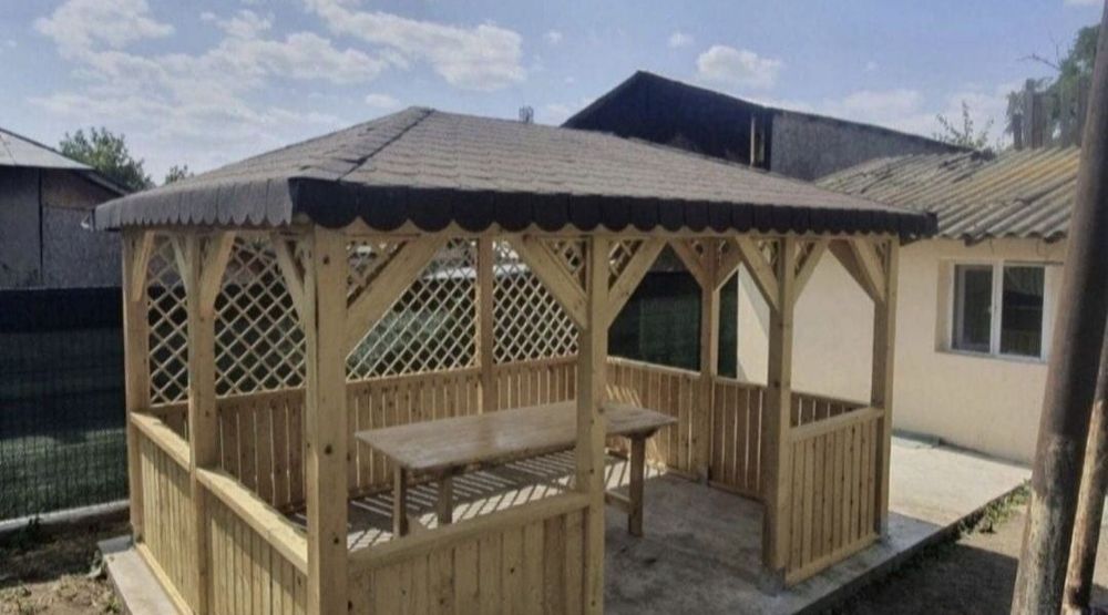 Vând și facem foișoare terase și magazie de depozitare și alte modele