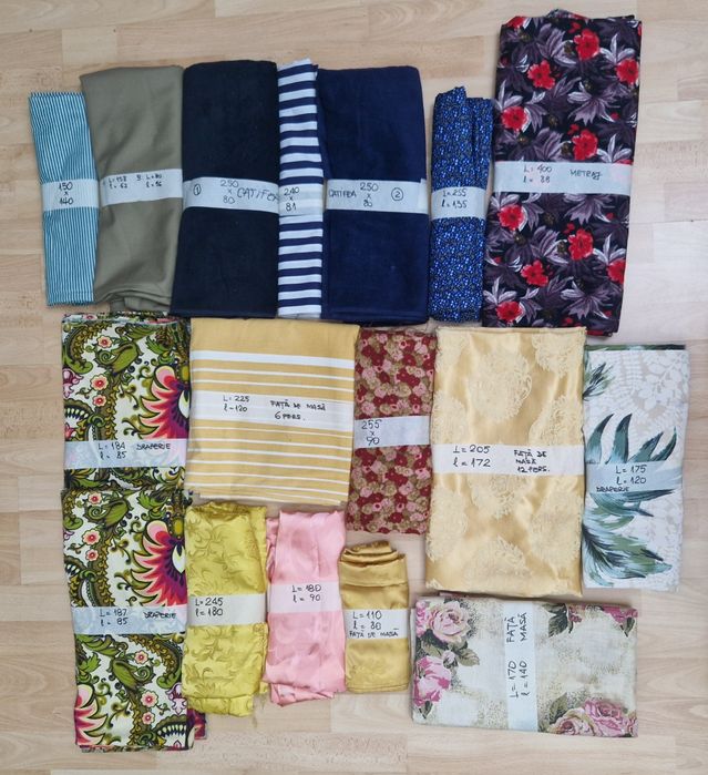 Materiale textile,metraj,bumbac,tafta,catifea