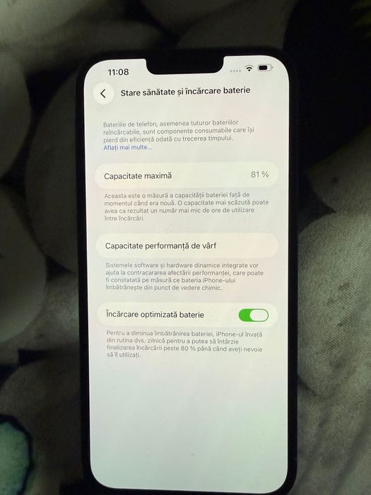 Vand Iphone 13 pro max  capacitate 128 baterie 81