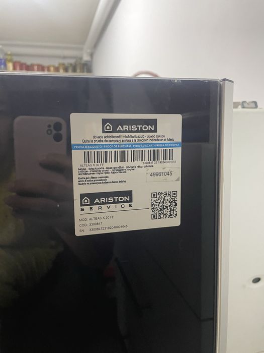 Ariston котел на стенный