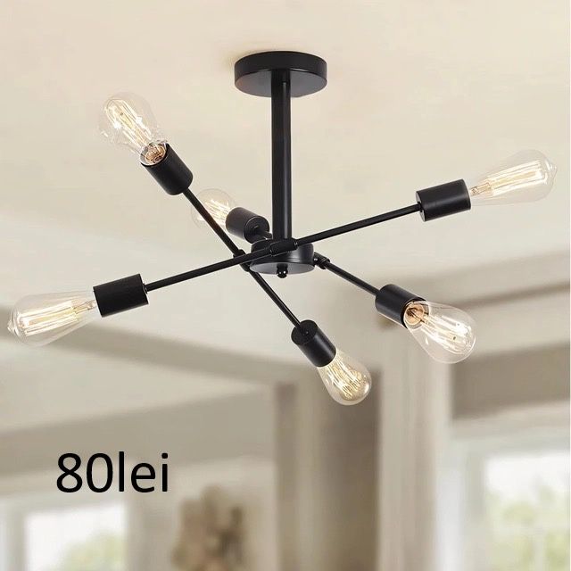 Lustre cu dulie si becuri led decorative