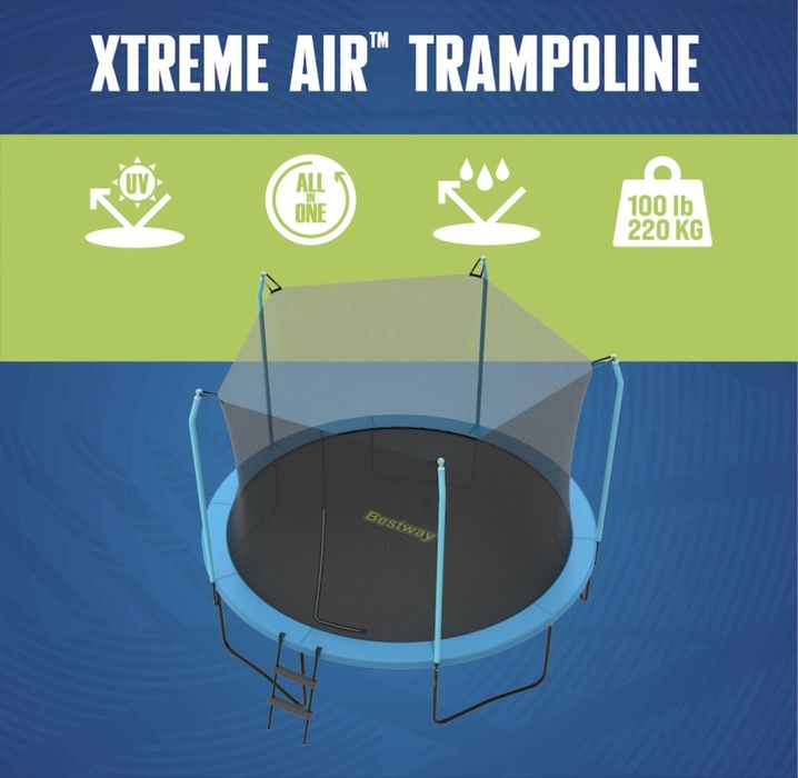 Батут с вътрешна мрежа Bestway® Xtreme Air™ 366см