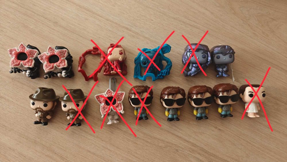 Фигурки ОСД Киндер joy Stranger things