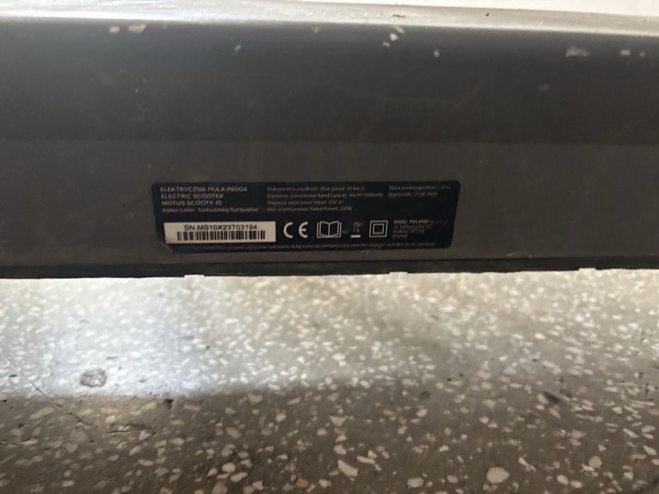 Trotineta eletrica Motus scooty10