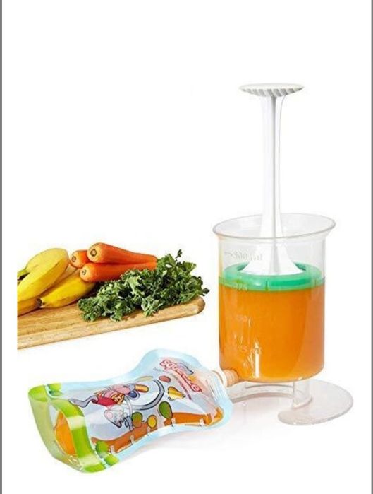 Fill n squeeze Система  паучове за домашни бебешки пюрета