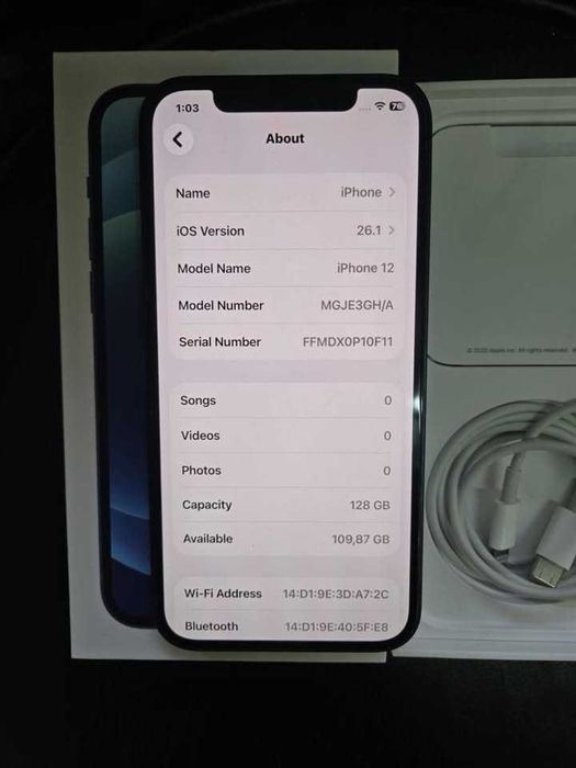 iphone 12 128gb BLUE