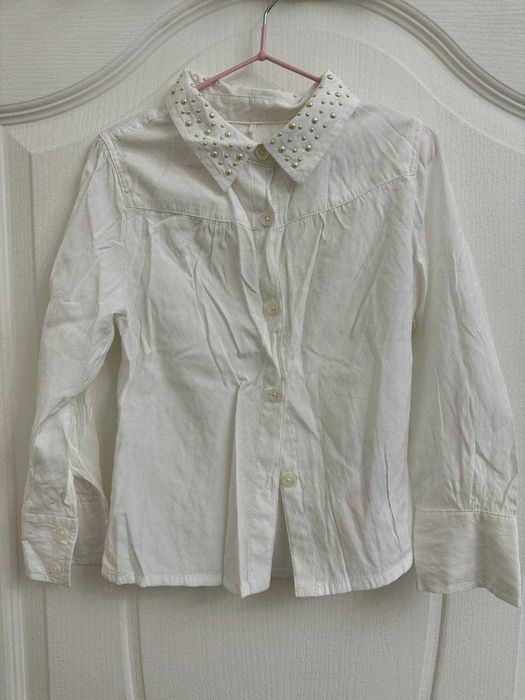 Новые блузки /рубашки MANGO, ZARA, LCWaikiki, размер 4/6 лет