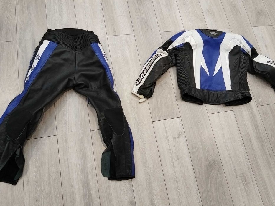 Кожен мото екип 2 части