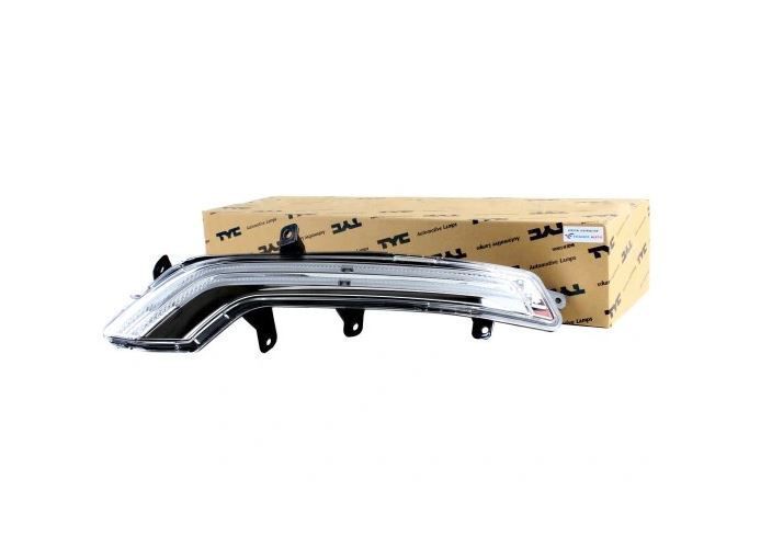 Lampa cu lumini de zi Peugeot 508, 09.2014-12.2018 modele fara RXH, partea Stanga, TYC, cu lumina de parcare LED; LED;