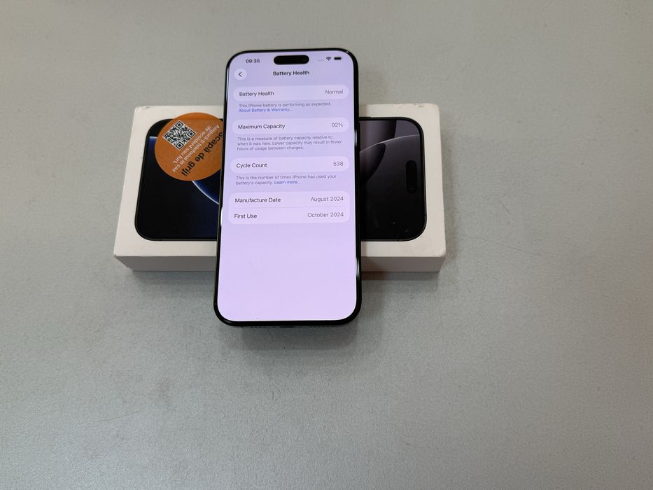 Iphone 16 Pro Max, 256 gb, Black Titanium