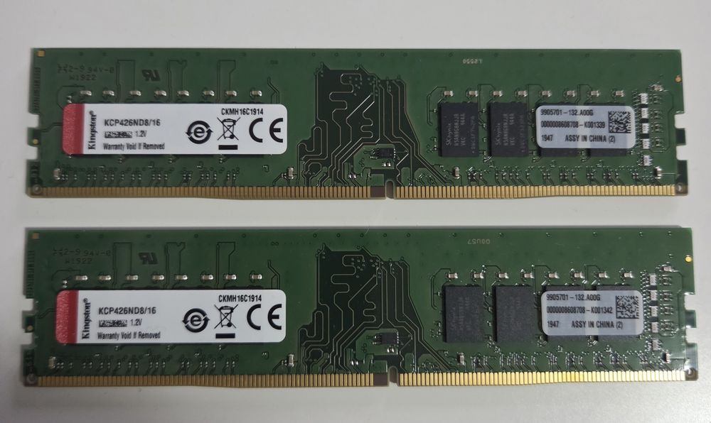 Kit memorie RAM Kingston - 2x16GB DDR4 2666MHz