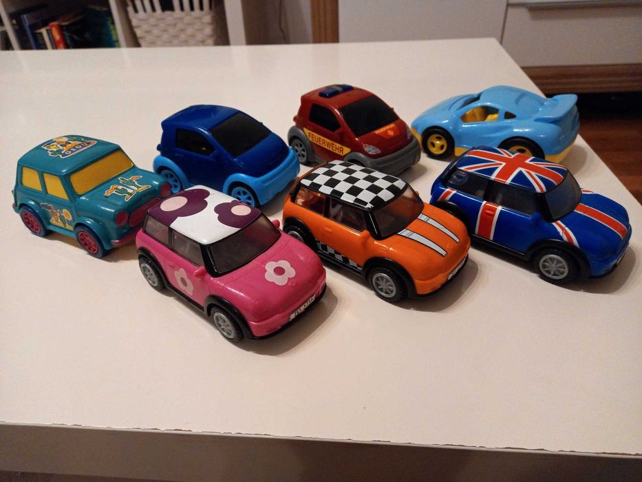 Стари играчки Tonka и Bison, пластмасови интересни колички