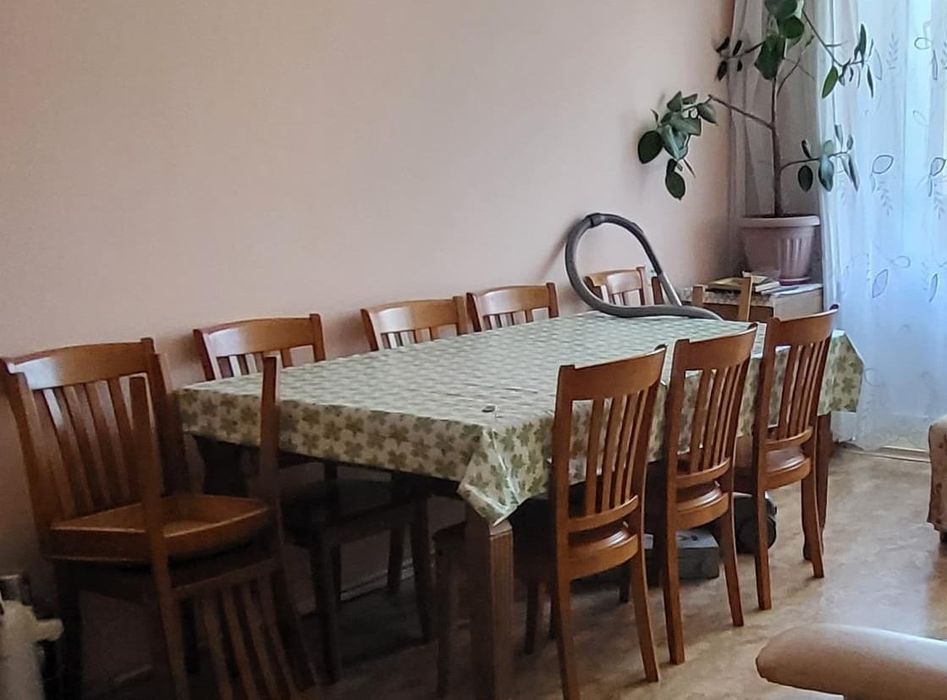 Стол большой со стульями