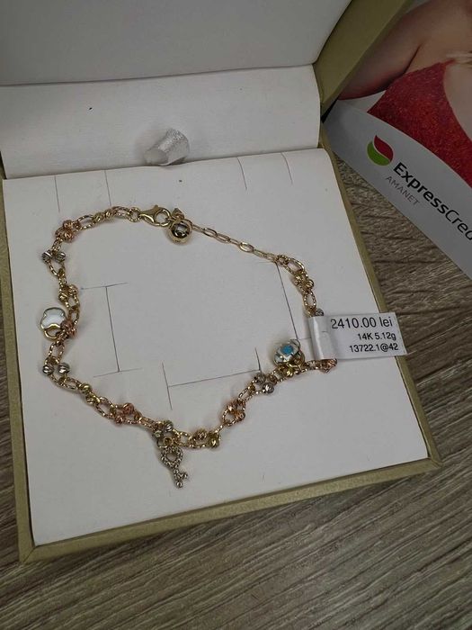 Bratara din aur 14K 5.12g (AG32 B13722.1-ag42)  Garantie 2 Ani!