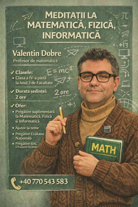 Meditatii Matematica Informatica Primara Gimnaziu Facultate Absolventi Adulti