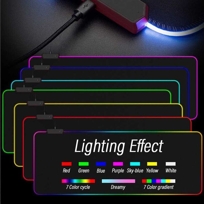 70х30 90x40 ASUS ROG gaming Геймърски пад подложка мишка mousepad RGB