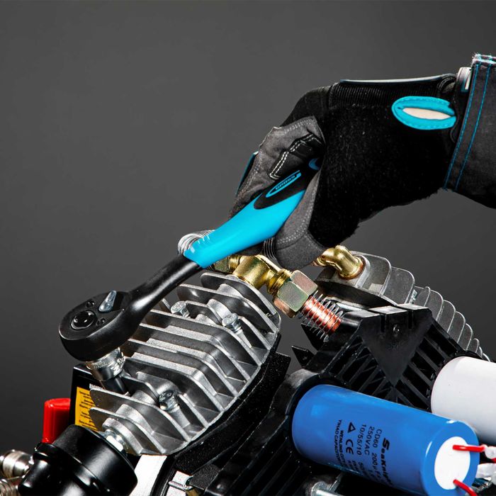 Тресчотка 3/8,72 зъба,с бързо освобождаване - Gross - 14084