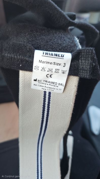 Orteza Srt.122, hernie inghinală bilaterală.