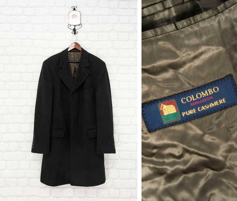 HUGO BOSS x Colombo 100% Кашмирено мъжко палто размер 50