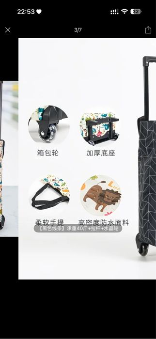 Сумка с колесиками