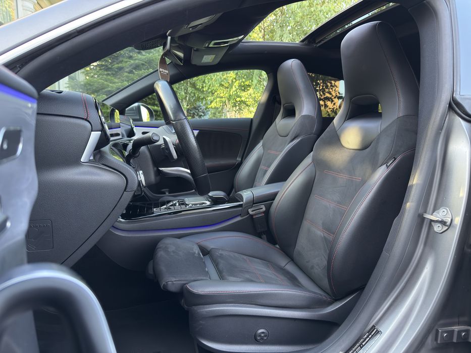 Mercedes CLA250 AMG, gri mat, DISTRIBUȚIE NOUA, PANO, scaune memorie