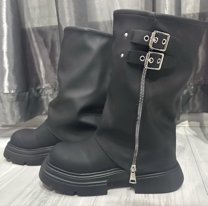 Модерни черни ботуши 38 номер