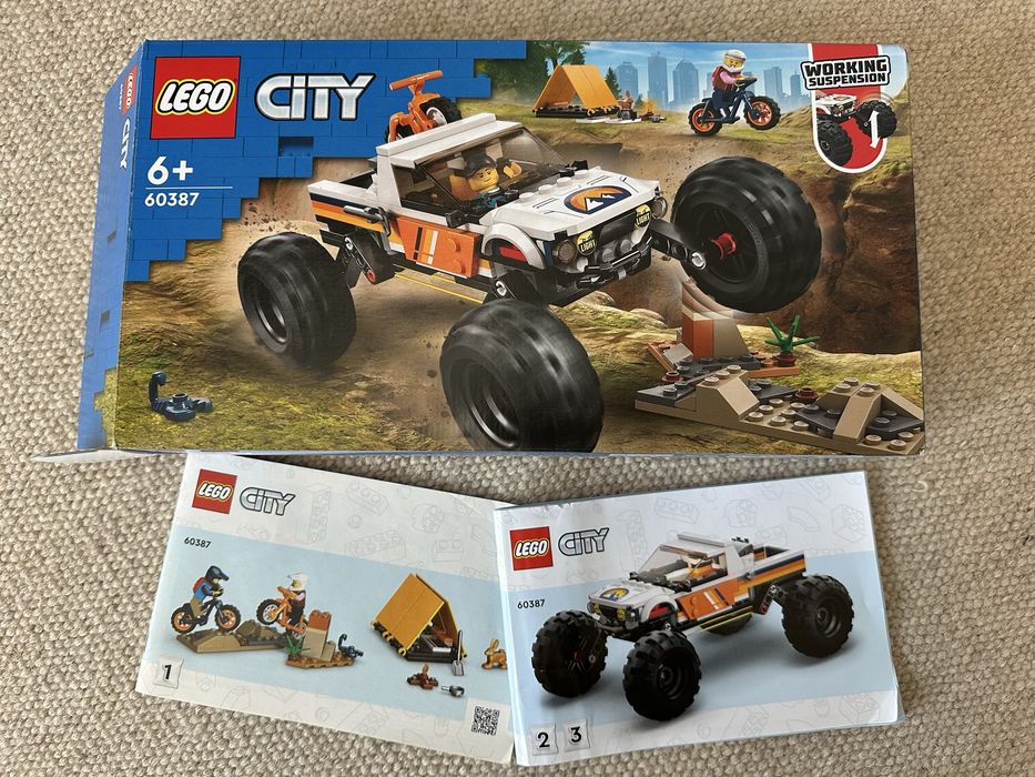 LEGO City - Aventuri off road cu vehicul 4x4 60387, 252 piese