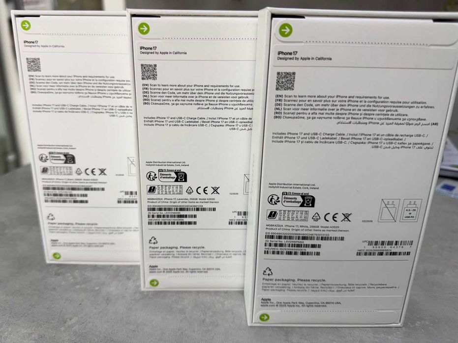 Смартфон Apple - iPhone 17  512GB, Нов 2г. Гаранция