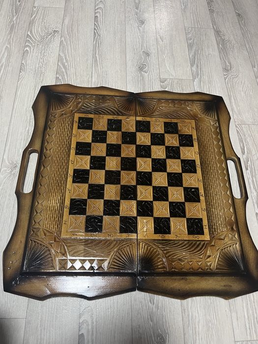 нарды-шахматы ручной работы