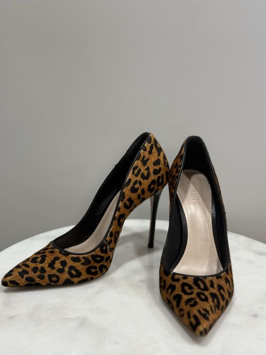 Туфли кожанные на каблуке