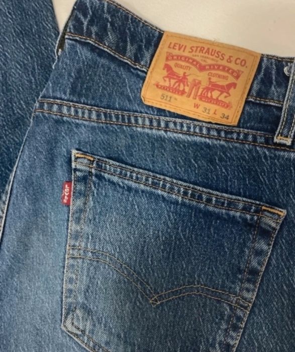 Levis jeans 511 mid waist blugi drepti