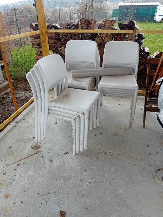 Scaune gradina 14 buc foarte rezistente