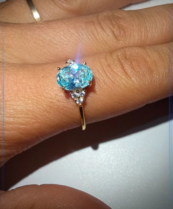 Inel din argint S925 placat cu aur 18 K