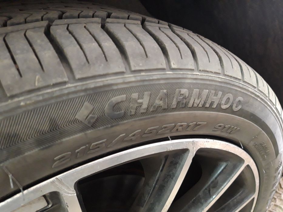 Продаеться сака диска и шина charmhoo  215/45  R17
