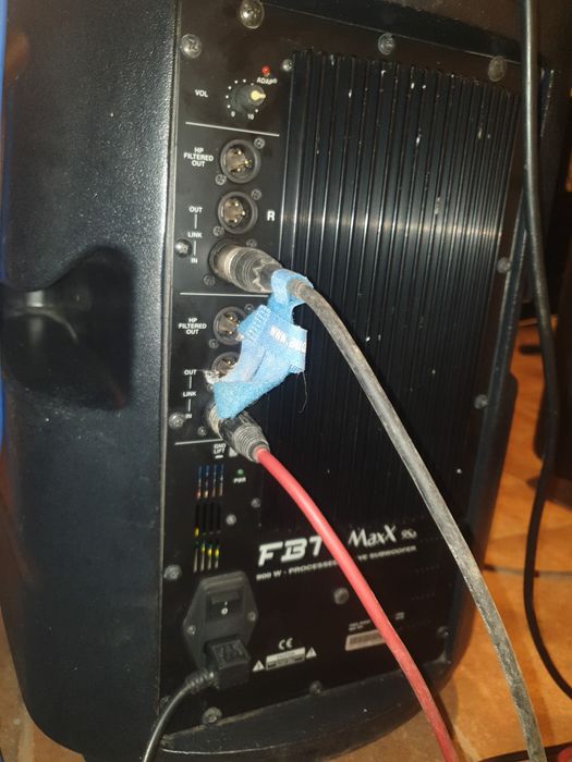 Boxe active 2xFbt maxx4a 400w 12toli/2xFbt maxx9sa 900w 15toli