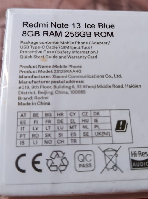 Продам телефон Редми нот 13