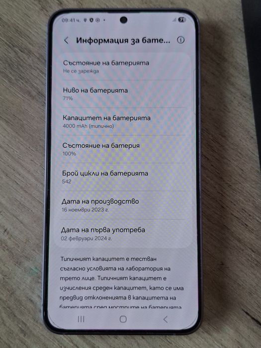 Samsung s24, 256 GB, перфектен, като нов!