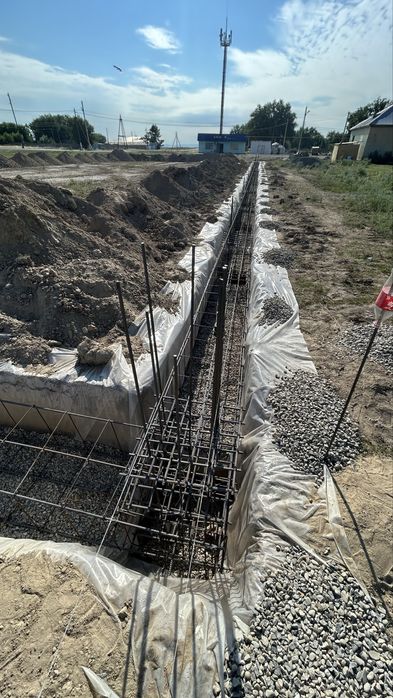 Заливка Фундамент