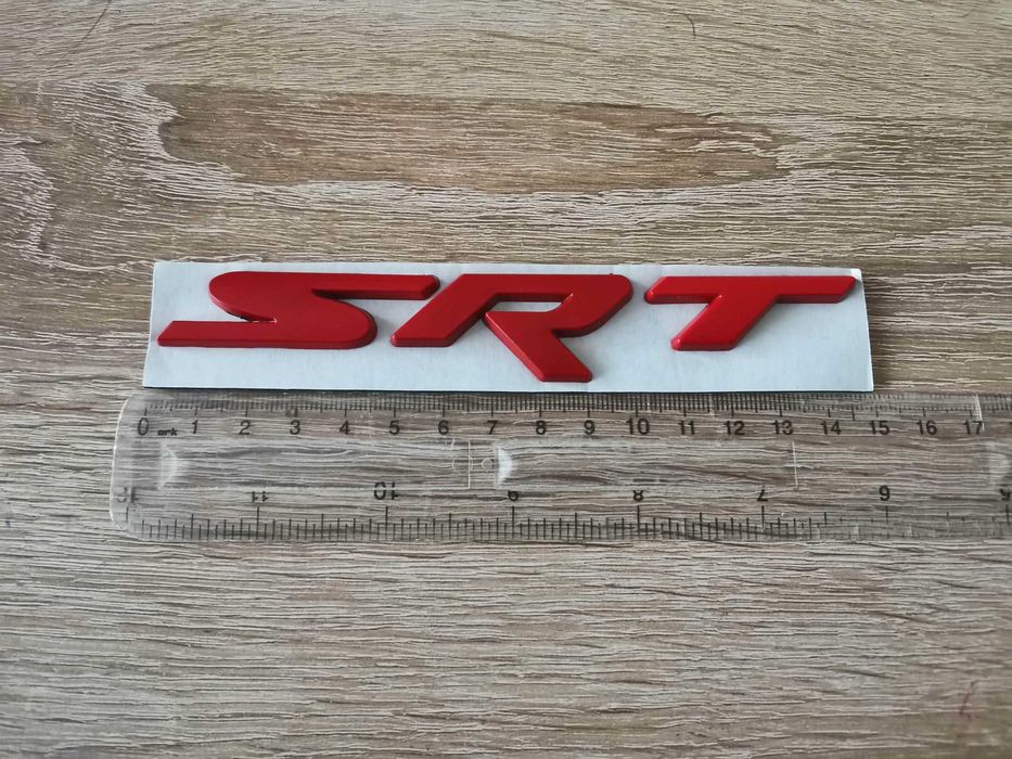 SRT червена емблема