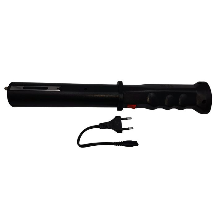 Baston cu electrosoc si lanterna