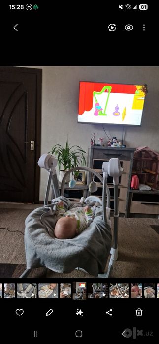 Детский стульчик - качалка 3в1 mamalove