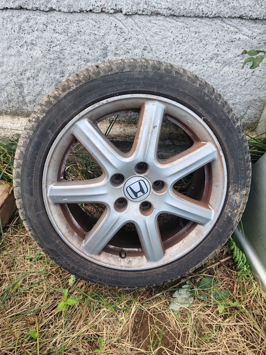 Jante honda civic 5x114,3 R17 cu cauciucuri iarna m+s