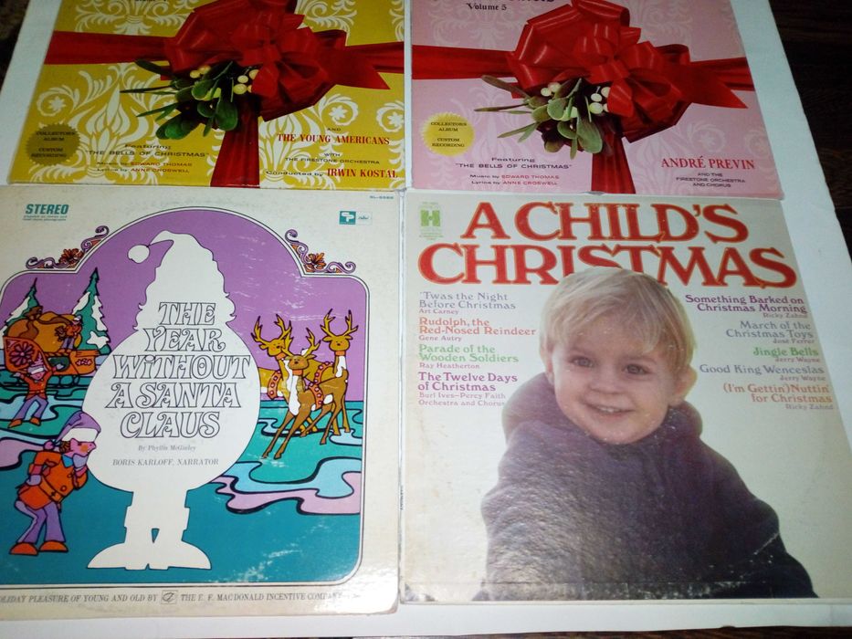 Discuri vinil de craciun SUA  in stare ca nou editie limitata