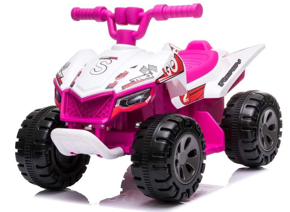 Atv electric copii Nichiduta Ready Go Pink/White 35W ,Acumulator 6V