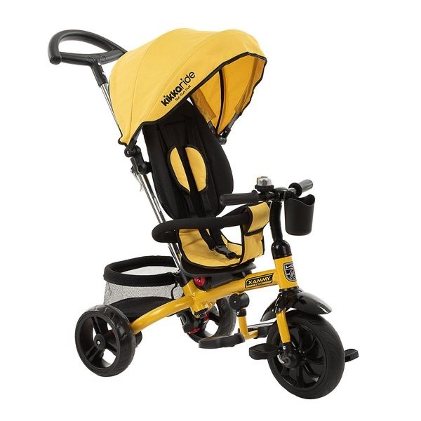 Tricicleta Kikkaboo 3 in 1 Xammy Yellow