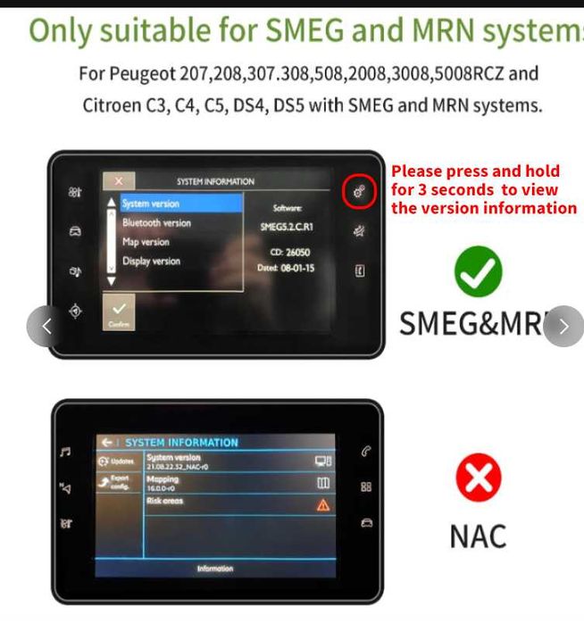 Безжичен Apple Carplay за Peugeot, Citroën и DS