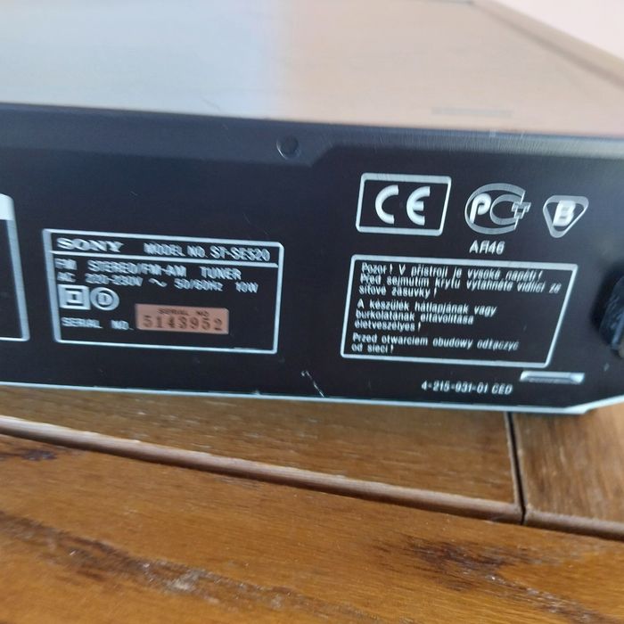 Tuner Sony  ST-SE 520 STEREO