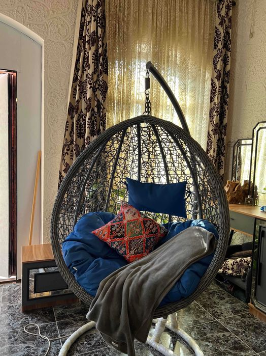 Подвесное кресло-кокон качели AIKO Sary | Osma kreslo-kokon tebranma