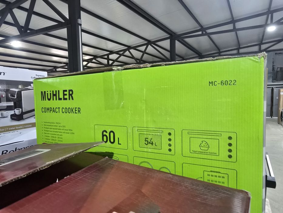 Нова мини/малка готварска печка Muhler 60 литра