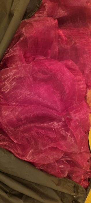 Perdea organza burgund